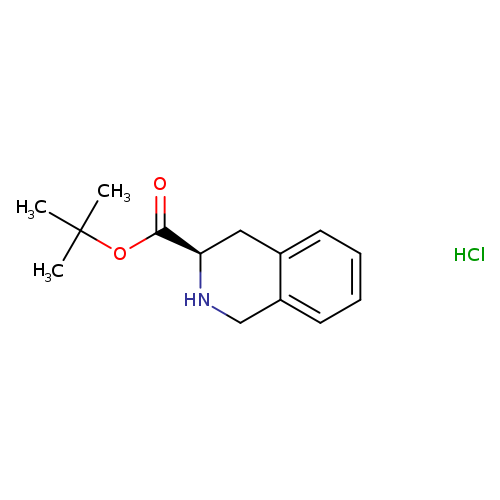 O=C([C@@H]1NCc2c(C1)cccc2)OC(C)(C)C.Cl