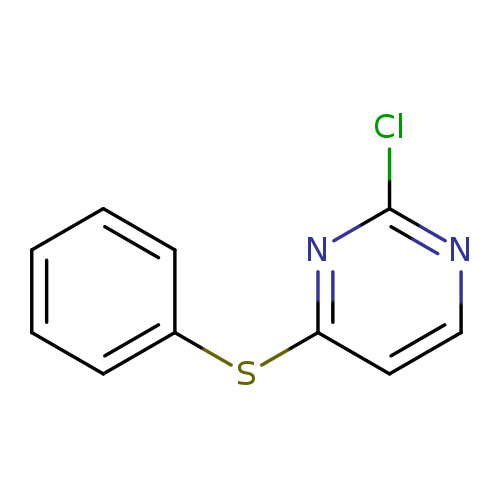 Clc1nccc(n1)Sc1ccccc1