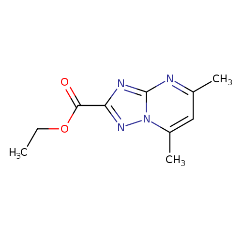 CCOC(=O)c1nn2c(n1)nc(cc2C)C