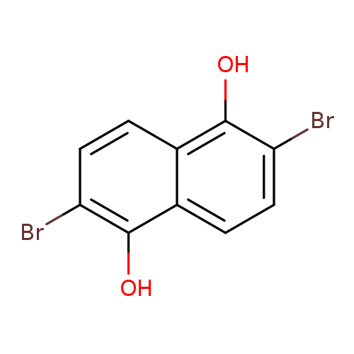 Oc1c(Br)ccc2c1ccc(c2O)Br