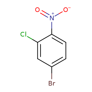 Brc1ccc(c(c1)Cl)[N+](=O)[O-]