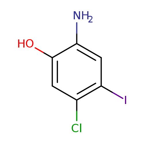 Oc1cc(Cl)c(cc1N)I