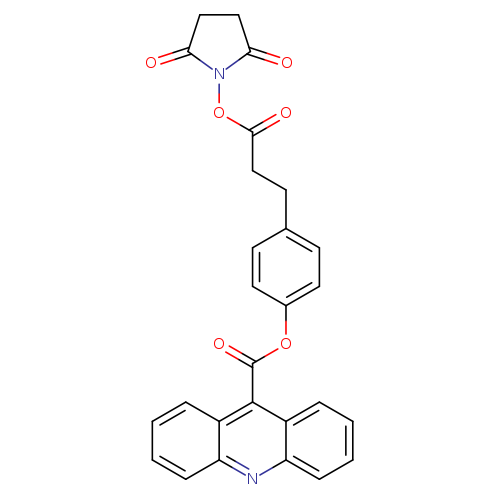 O=C(ON1C(=O)CCC1=O)CCc1ccc(cc1)OC(=O)c1c2ccccc2nc2c1cccc2