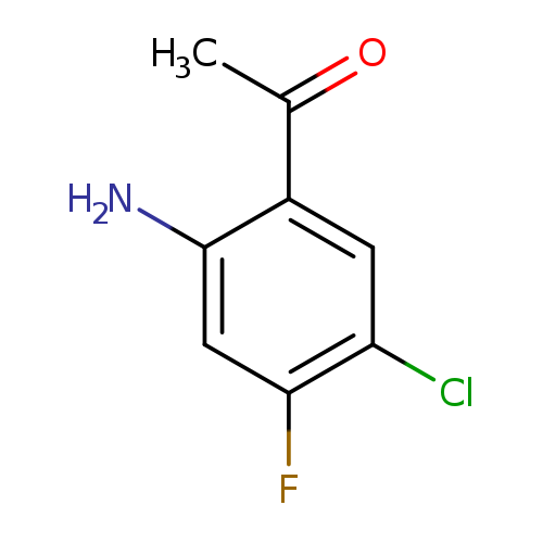 CC(=O)c1cc(Cl)c(cc1N)F