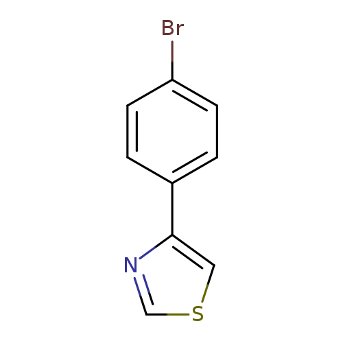 Brc1ccc(cc1)c1ncsc1