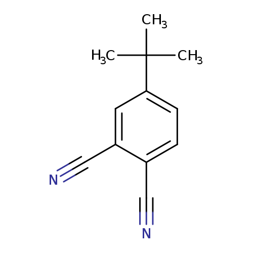 N#Cc1cc(ccc1C#N)C(C)(C)C