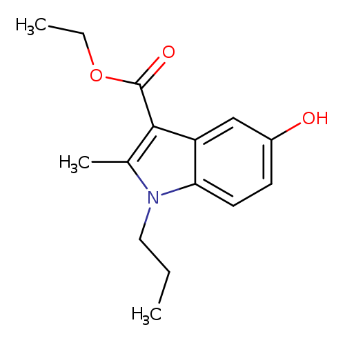 CCOC(=O)c1c2cc(O)ccc2n(c1C)CCC