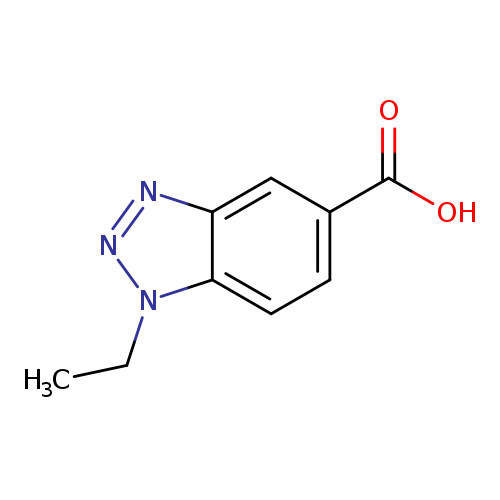 CCn1nnc2c1ccc(c2)C(=O)O
