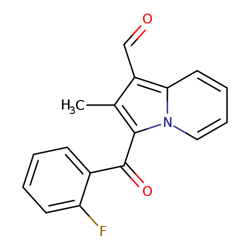 O=Cc1c(C)c(n2c1cccc2)C(=O)c1ccccc1F