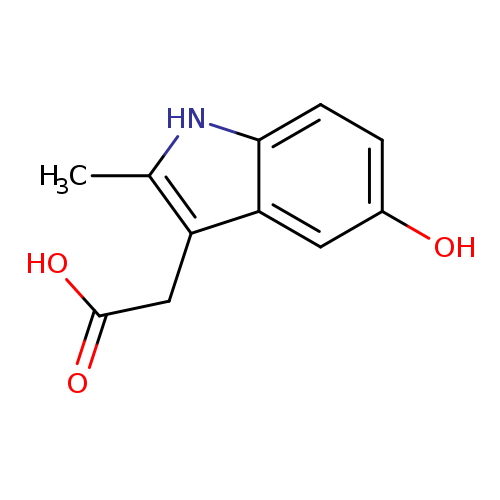 OC(=O)Cc1c(C)[nH]c2c1cc(O)cc2