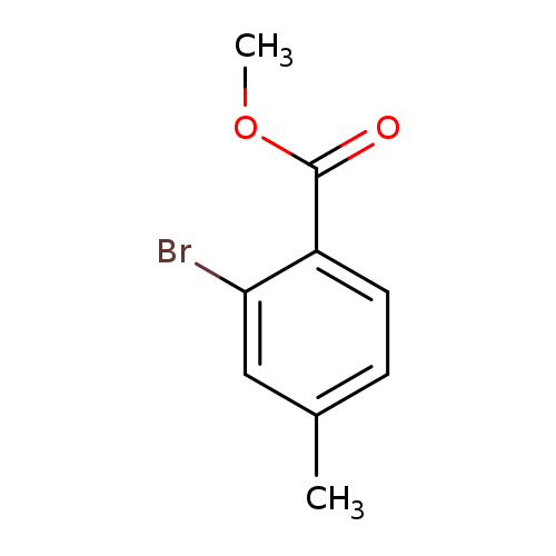 COC(=O)c1ccc(cc1Br)C