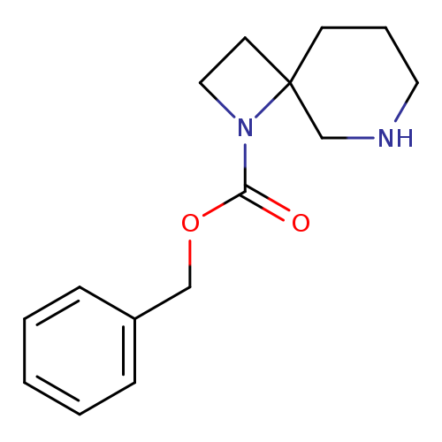 O=C(N1CCC21CCCNC2)OCc1ccccc1