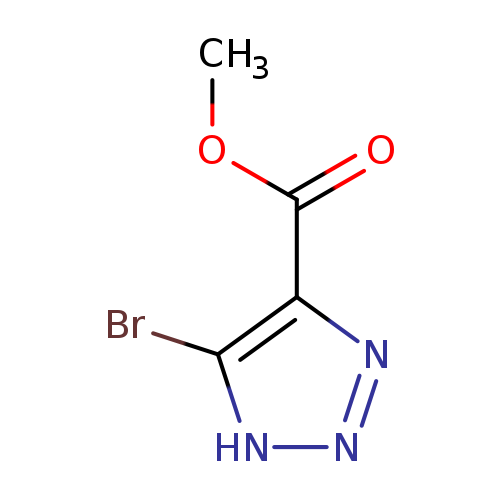 COC(=O)c1nn[nH]c1Br