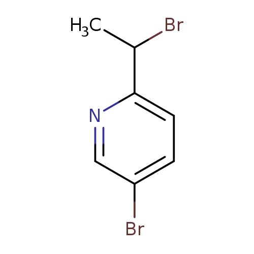 Brc1ccc(nc1)C(Br)C