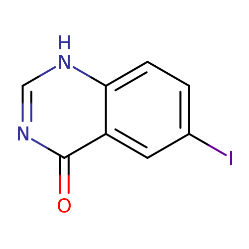 Ic1ccc2c(c1)c(=O)nc[nH]2