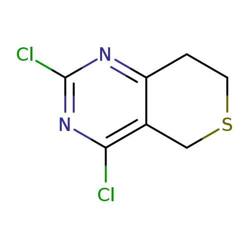 Clc1nc2CCSCc2c(n1)Cl