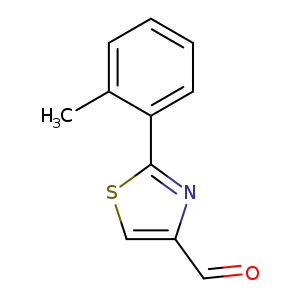 O=Cc1csc(n1)c1ccccc1C