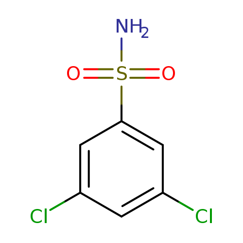 Clc1cc(cc(c1)Cl)S(=O)(=O)N