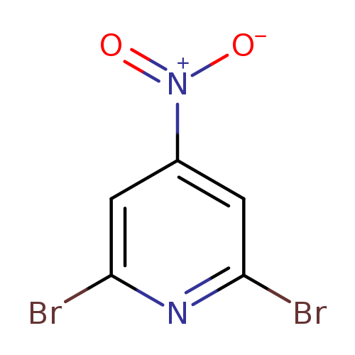 Brc1cc(cc(n1)Br)[N+](=O)[O-]