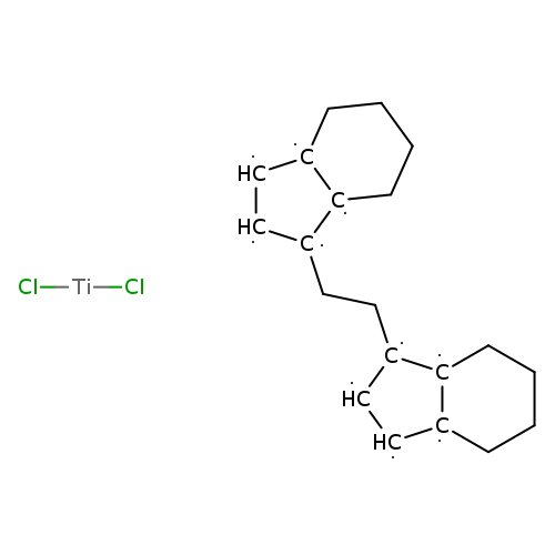 C1CC[C]2[C](C1)[C](CC[C]1[CH][CH][C]3[C]1CCCC3)[CH][CH]2.Cl[Ti]Cl