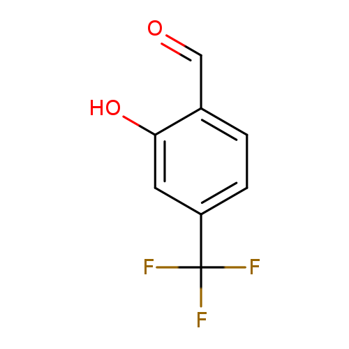 O=Cc1ccc(cc1O)C(F)(F)F