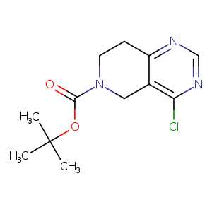 O=C(N1CCc2c(C1)c(Cl)ncn2)OC(C)(C)C