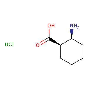 N[C@H]1CCCC[C@H]1C(=O)O.Cl