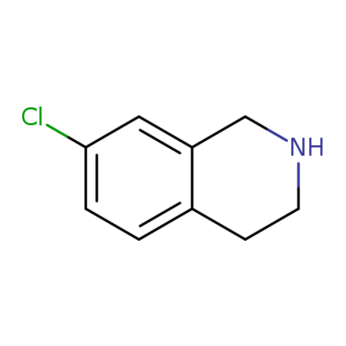 Clc1ccc2c(c1)CNCC2