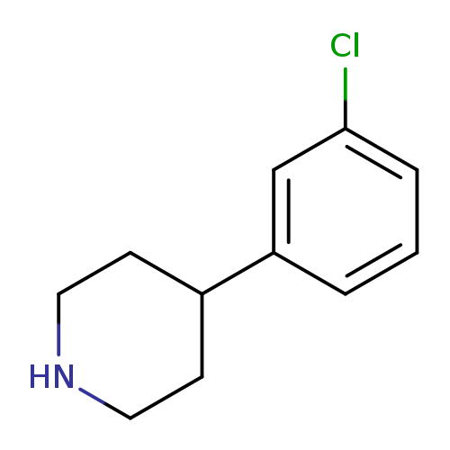 Clc1cccc(c1)C1CCNCC1