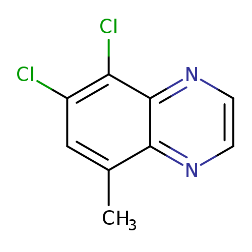 Clc1cc(C)c2c(c1Cl)nccn2