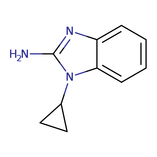 Nc1nc2c(n1C1CC1)cccc2