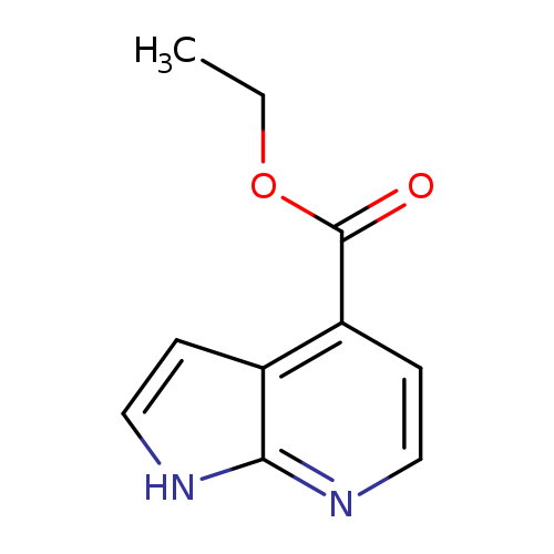 CCOC(=O)c1ccnc2c1cc[nH]2