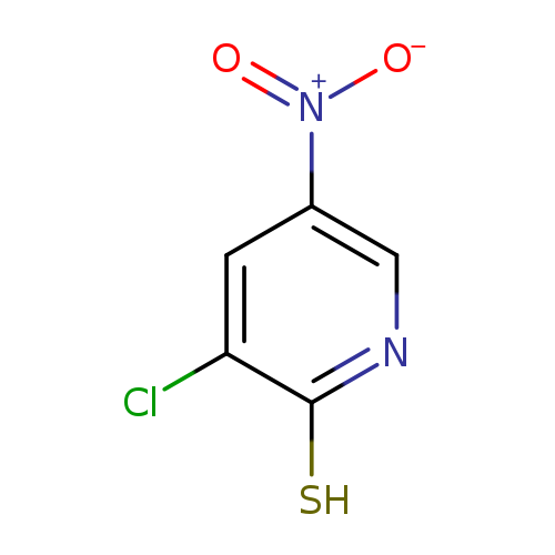 [O-][N+](=O)c1cnc(c(c1)Cl)S