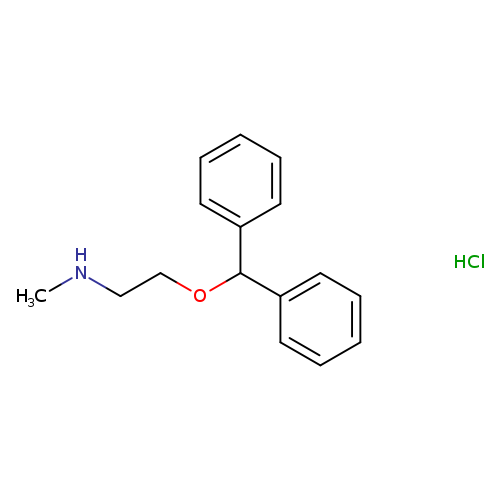 CNCCOC(c1ccccc1)c1ccccc1.Cl