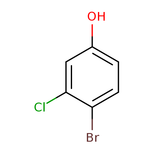 Oc1ccc(c(c1)Cl)Br