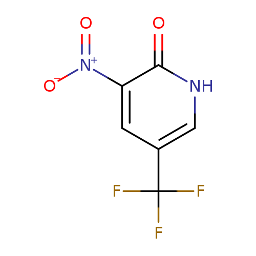 [O-][N+](=O)c1cc(c[nH]c1=O)C(F)(F)F