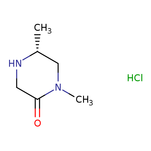 C[C@H]1NCC(=O)N(C1)C.Cl