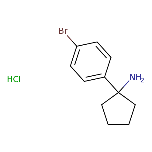NC1(CCCC1)c1ccc(cc1)Br.Cl