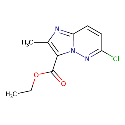 CCOC(=O)c1c(C)nc2n1nc(Cl)cc2