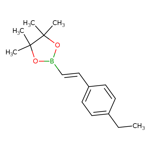 CCc1ccc(cc1)/C=C/B1OC(C(O1)(C)C)(C)C