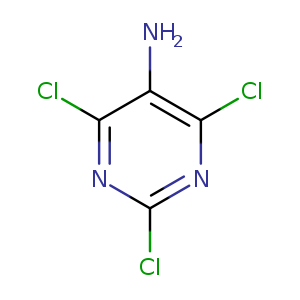 Clc1nc(Cl)c(c(n1)Cl)N