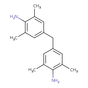 Cc1cc(Cc2cc(C)c(c(c2)C)N)cc(c1N)C