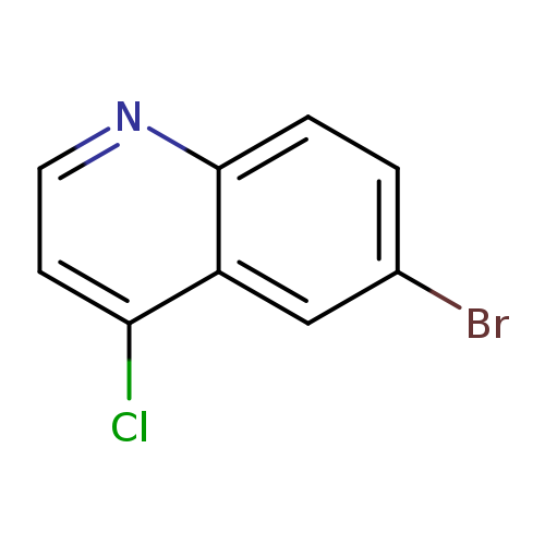 Brc1ccc2c(c1)c(Cl)ccn2