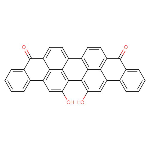 O=C1c2ccccc2c2c3c1ccc1c3c(c(c2)O)c2c3c1ccc1c3c(cc2O)c2c(C1=O)cccc2