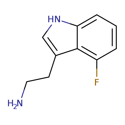 NCCc1c[nH]c2c1c(F)ccc2