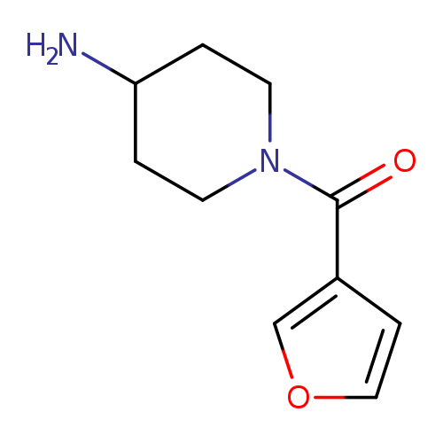 NC1CCN(CC1)C(=O)c1cocc1
