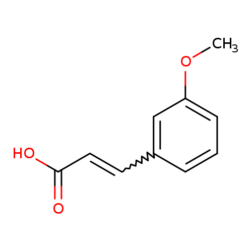 COc1cccc(c1)C=CC(=O)O