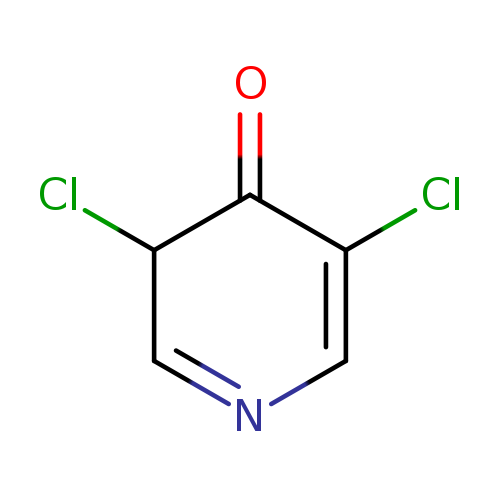 ClC1C=NC=C(C1=O)Cl