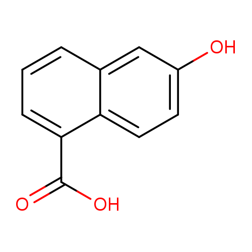 Oc1ccc2c(c1)cccc2C(=O)O