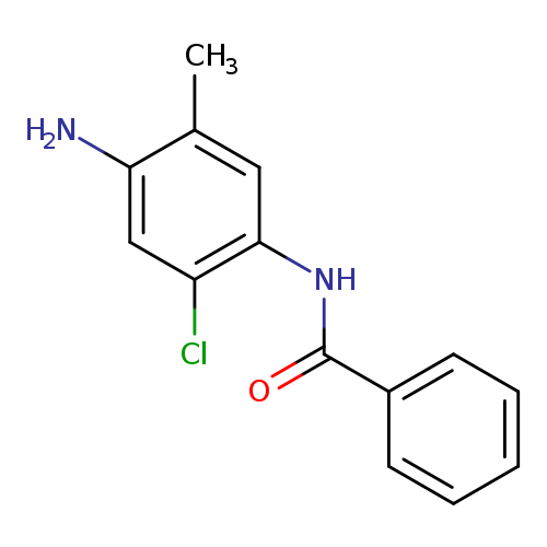 Clc1cc(N)c(cc1NC(=O)c1ccccc1)C